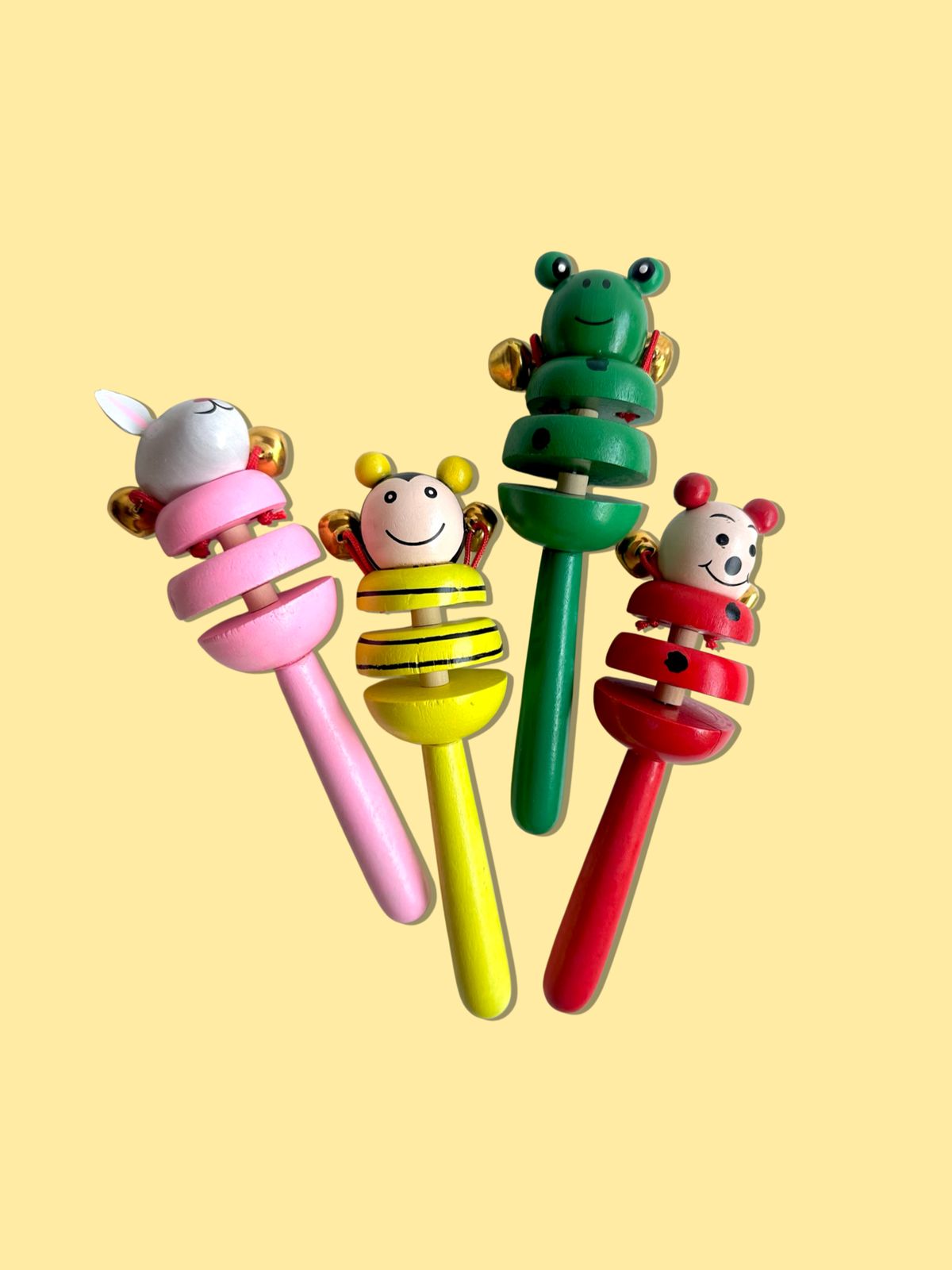 Wooden Dancing Rattle