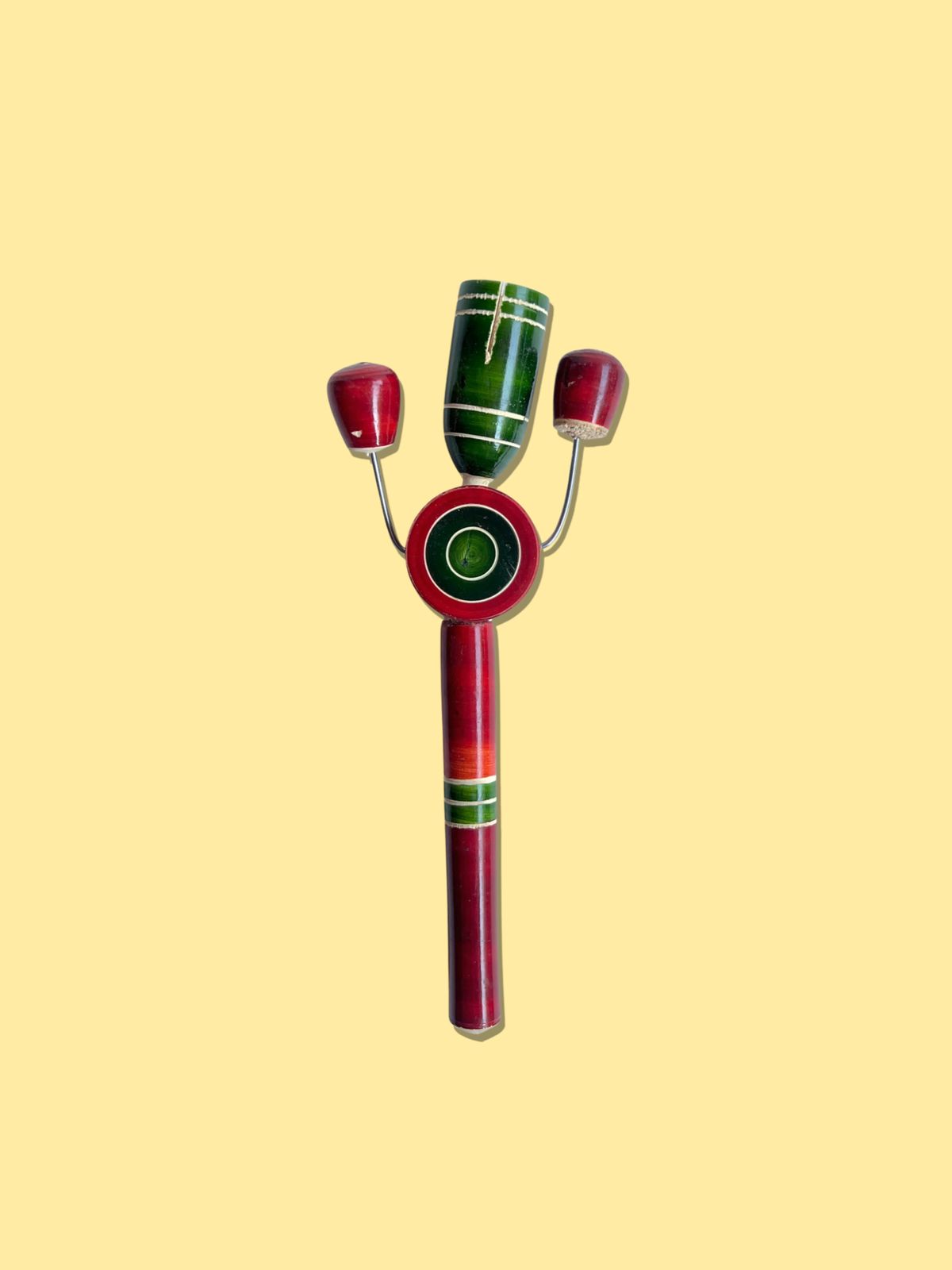 Wooden Tong Rattle