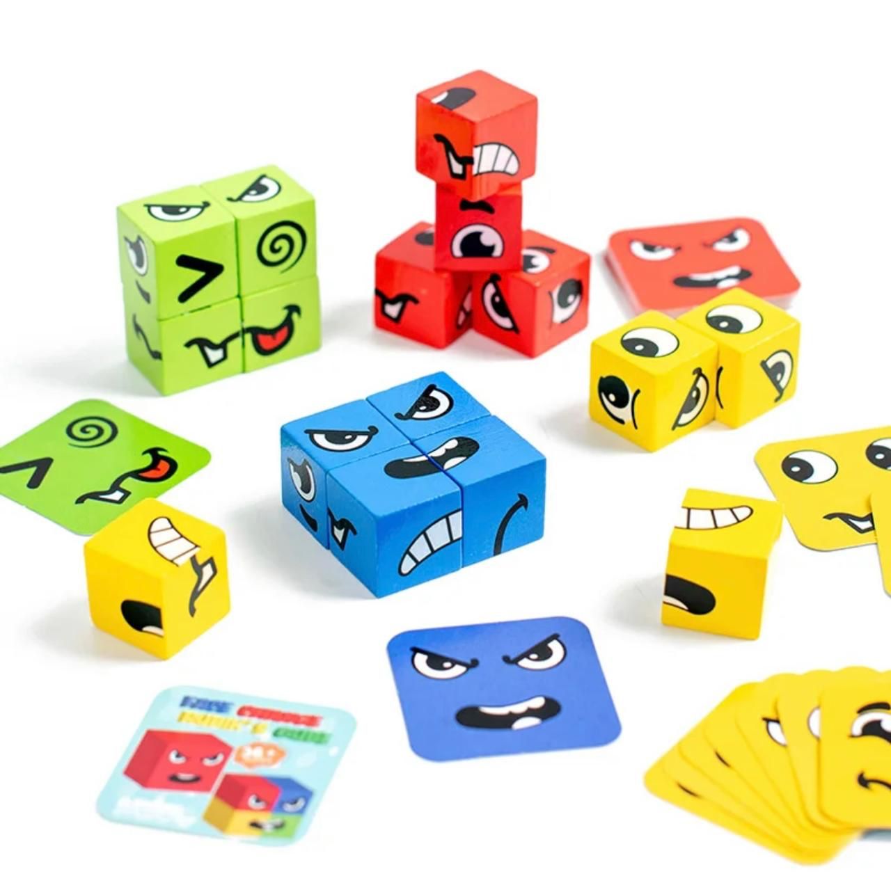 Face Expression Puzzle Cube