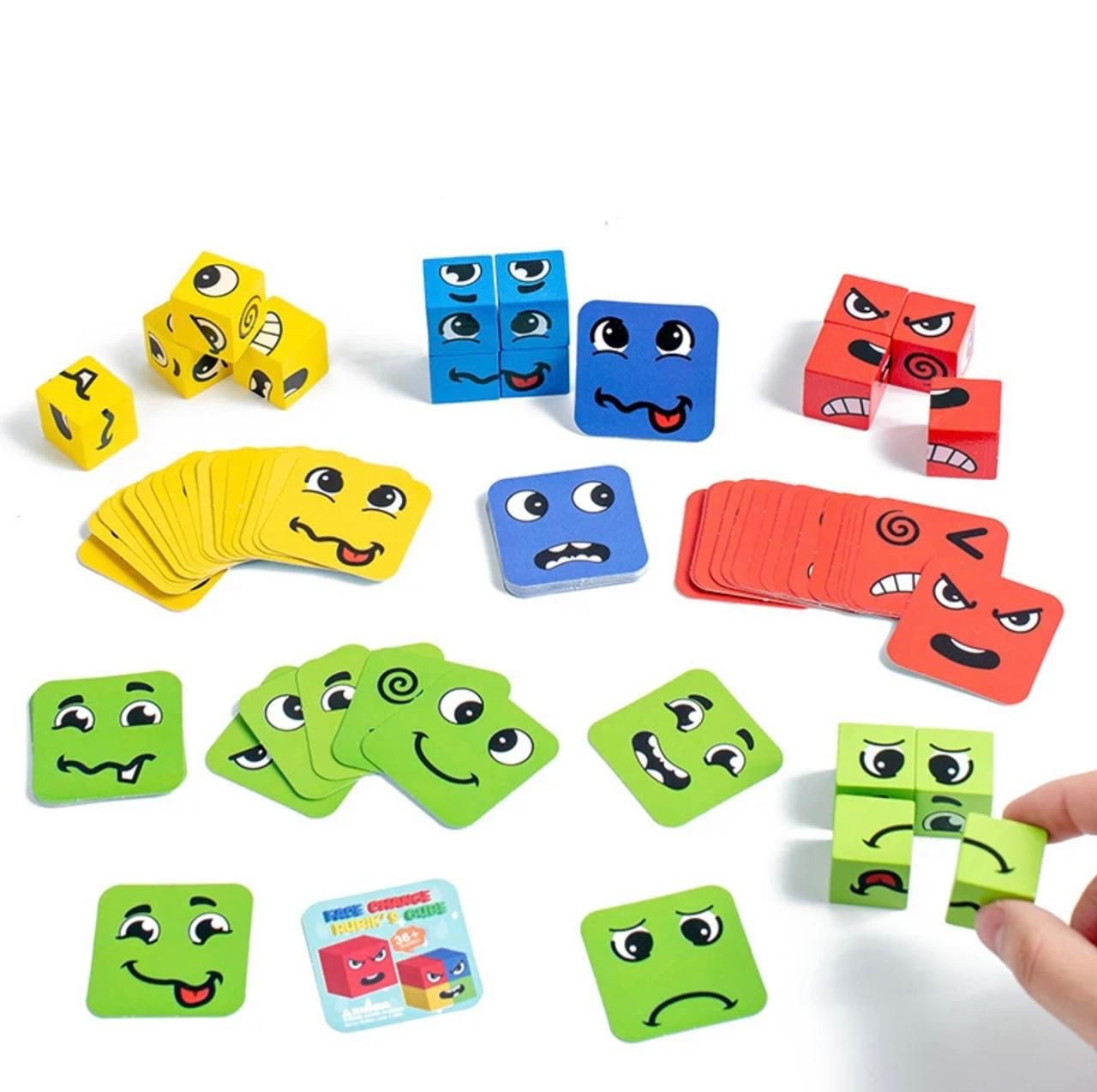 Face Expression Puzzle Cube