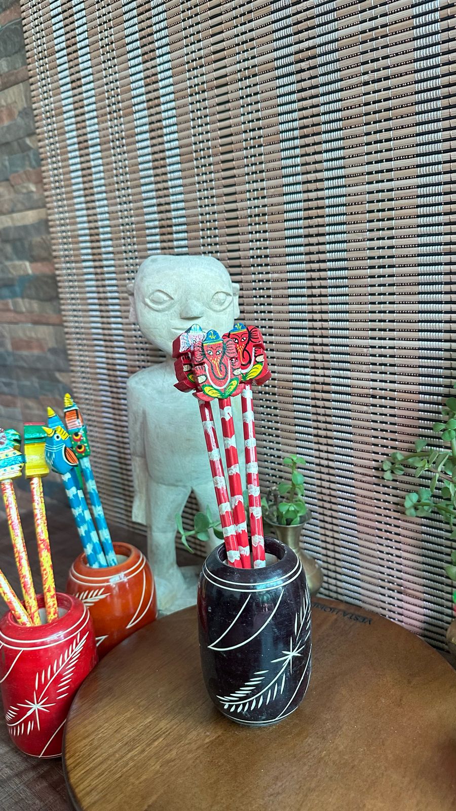 Ganesha Ji Topper Wooden Pencil