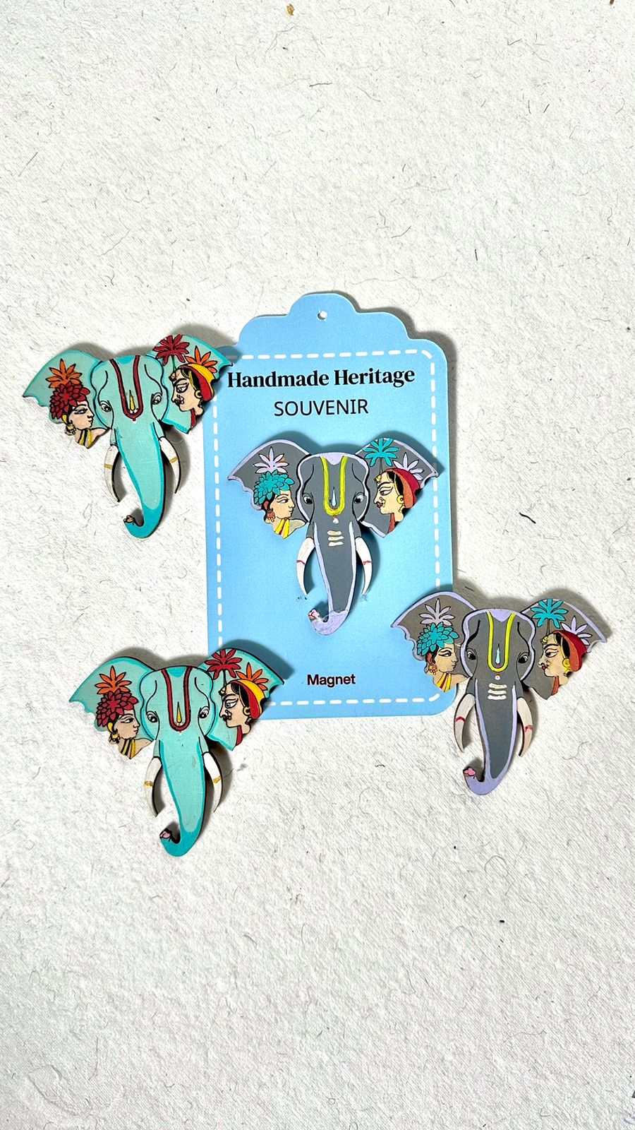 Elephant Face Fridge Magnet