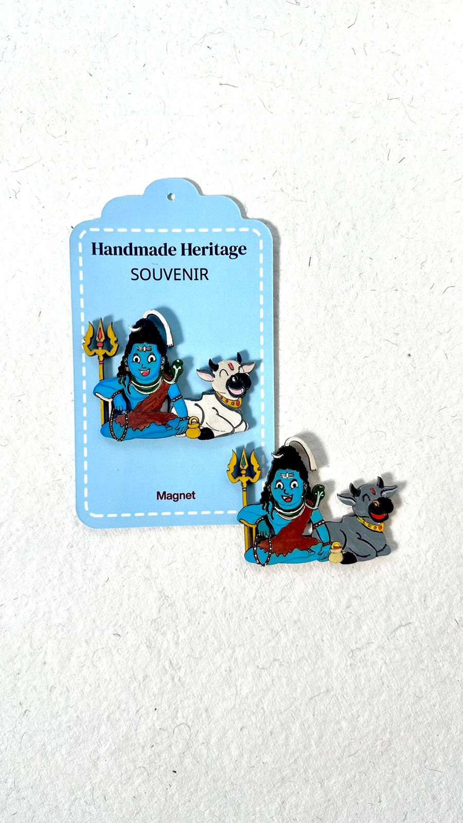 Shivji with Nandi Fridge Magnet