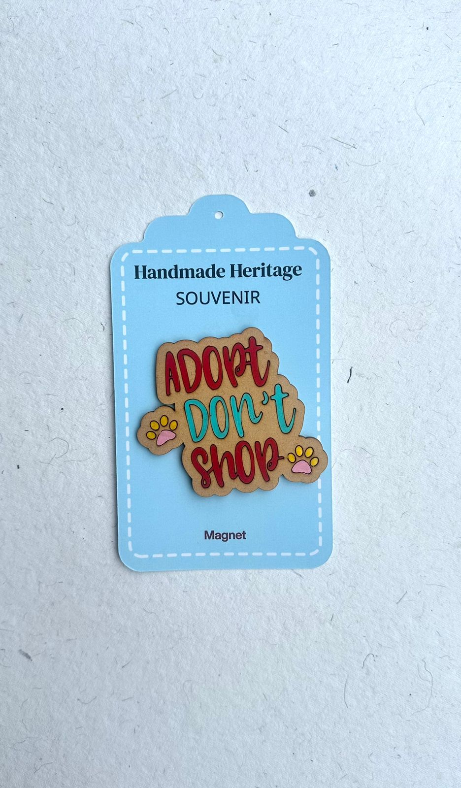 Adopt Don’t Shop Fridge Magnet