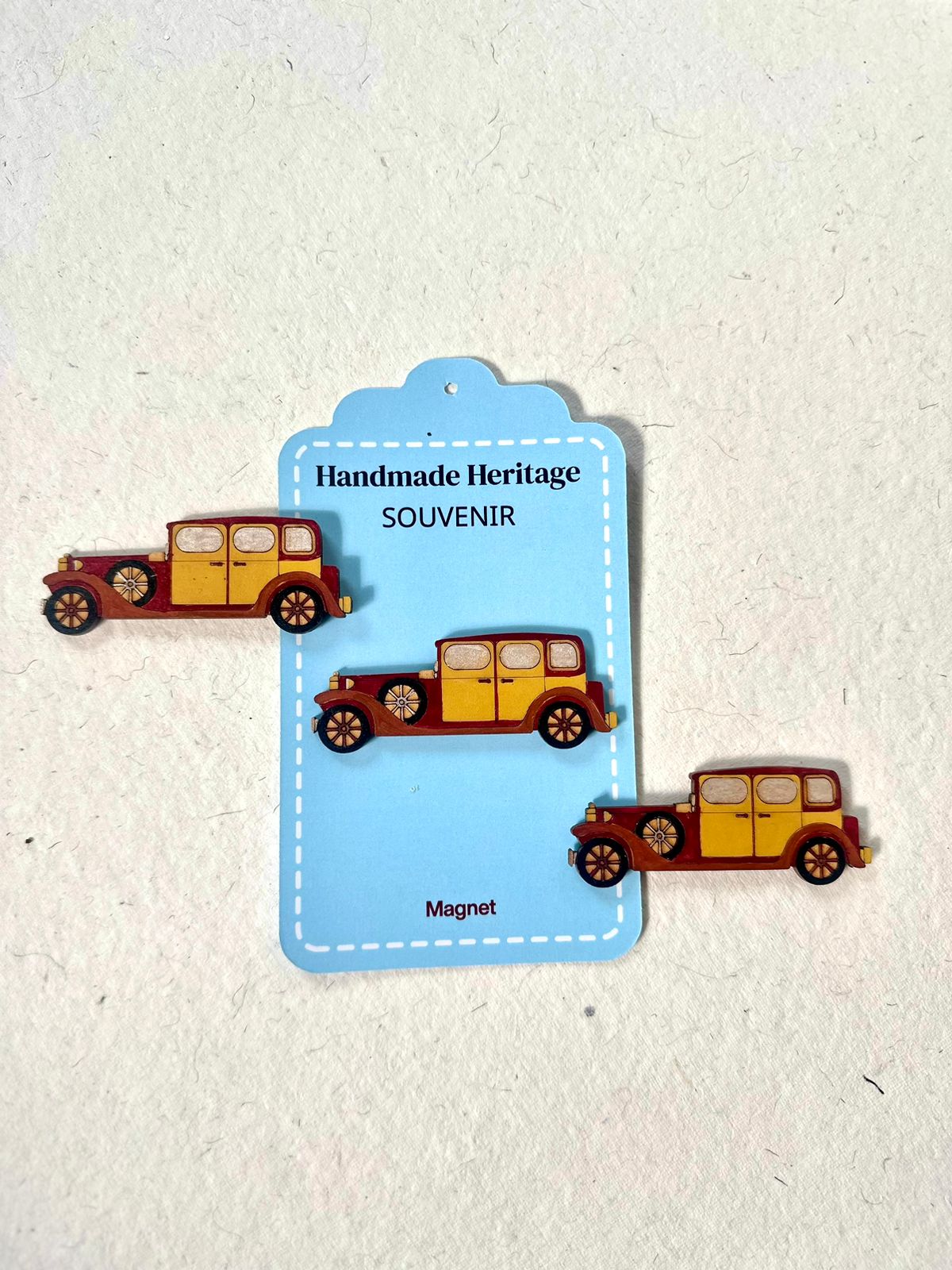 Vintage Car Fridge Magnet