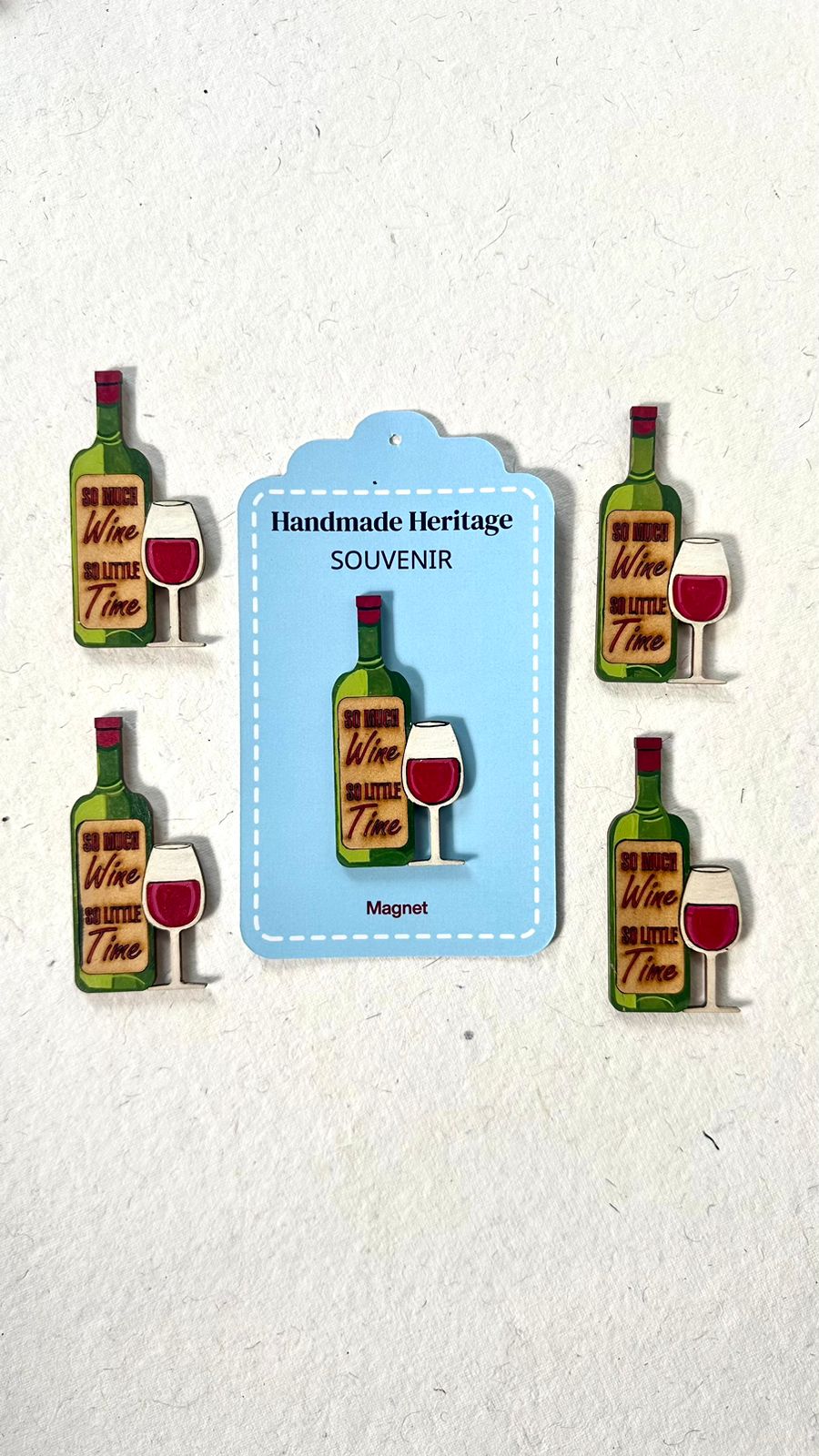 Wine Bottle Fridge Magnet