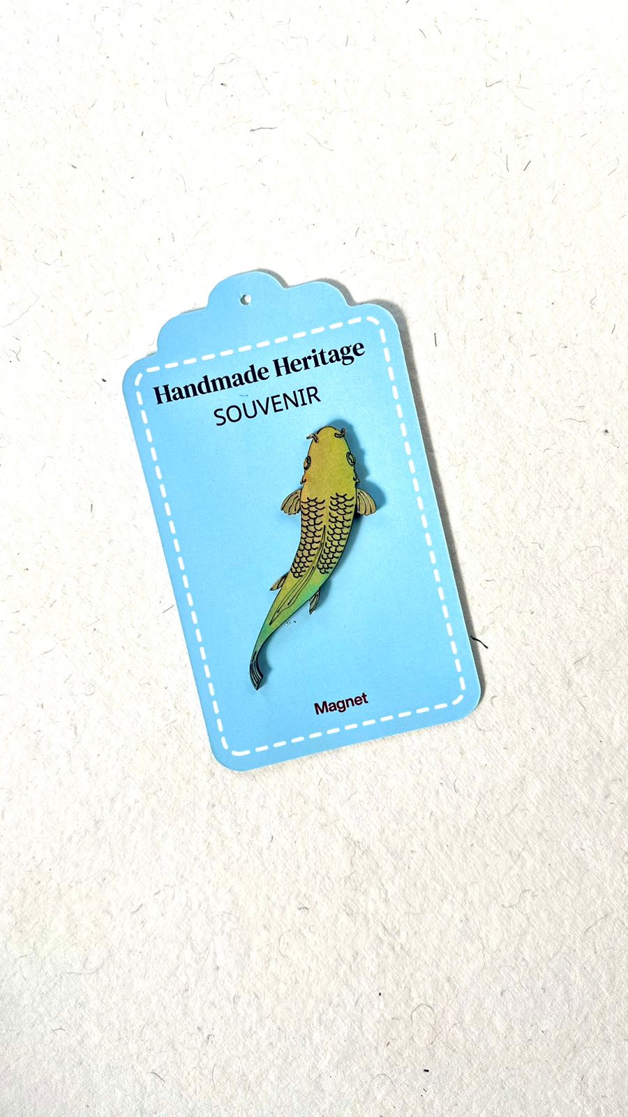 Green Eel Fridge Magnet