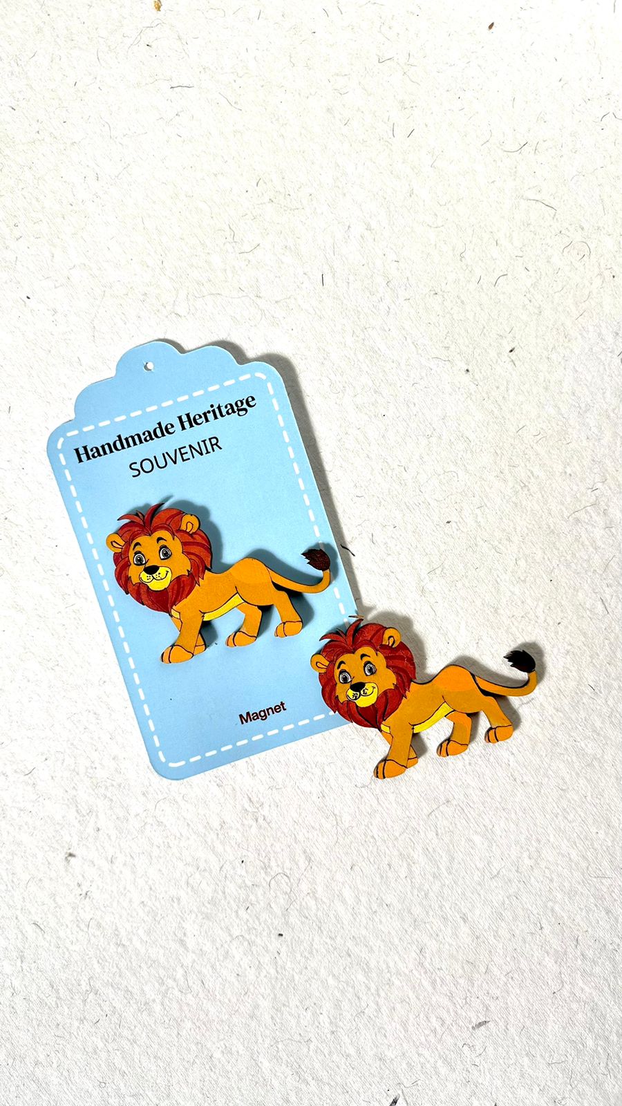 Cartoon Lion Fridge Magnet