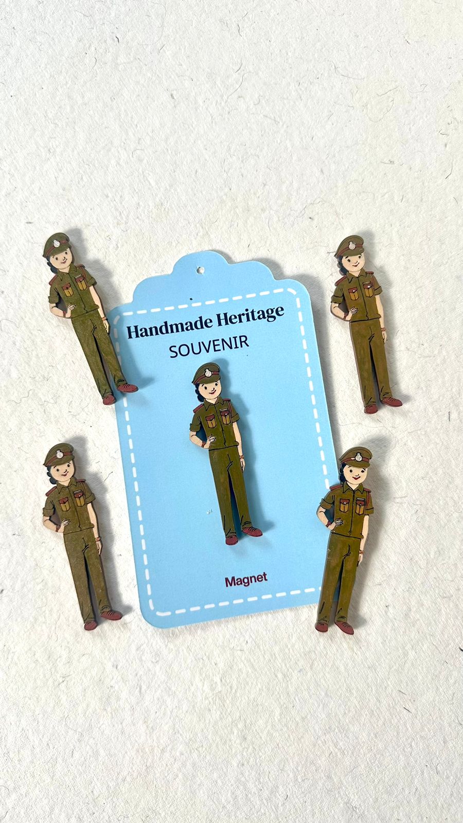 Police (Female) Fridge Magnet