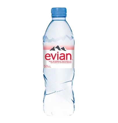 Evian 50cl pour menu