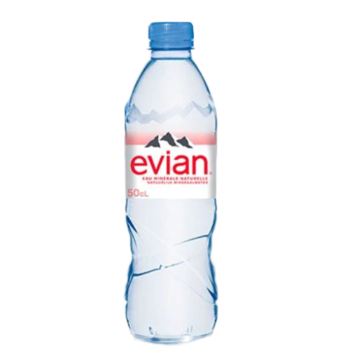 Eau Evian 50cl au détail