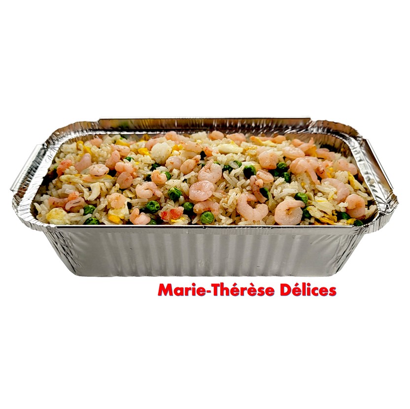 Pour 8 PERSONNES (Riz Cantonnais aux Crevettes)