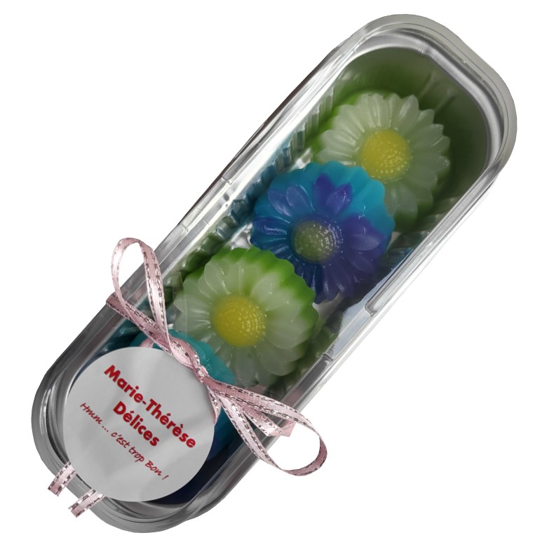 Fleurs de riz Marguerite (x4) pour menu