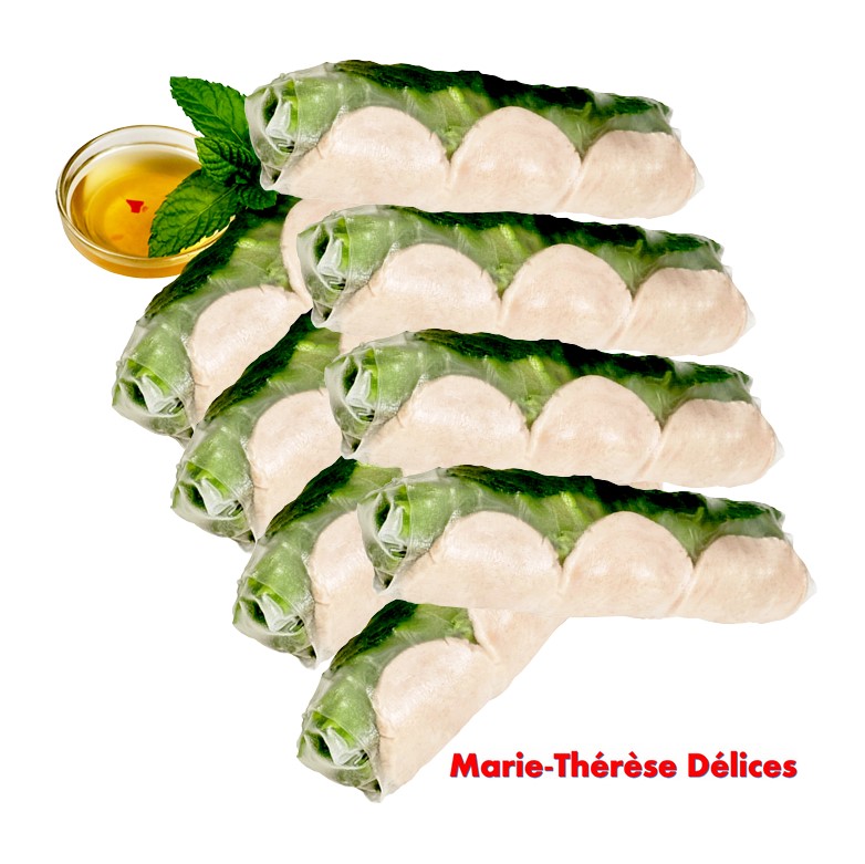 8 Rouleaux de Printemps au Porc + Sauce
