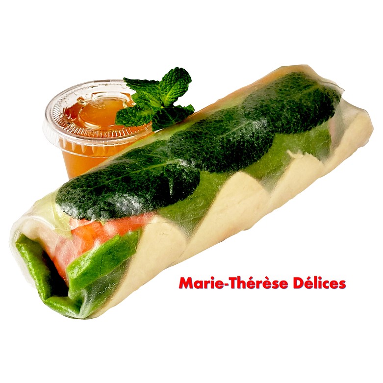 Rouleau de printemps au volaille pour menu