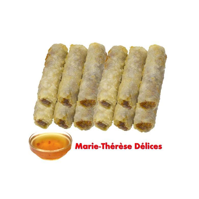 12 Nems aux Légumes + Sauce