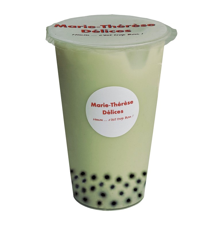 Bubble Tea parfum matcha/myrtille pour menu