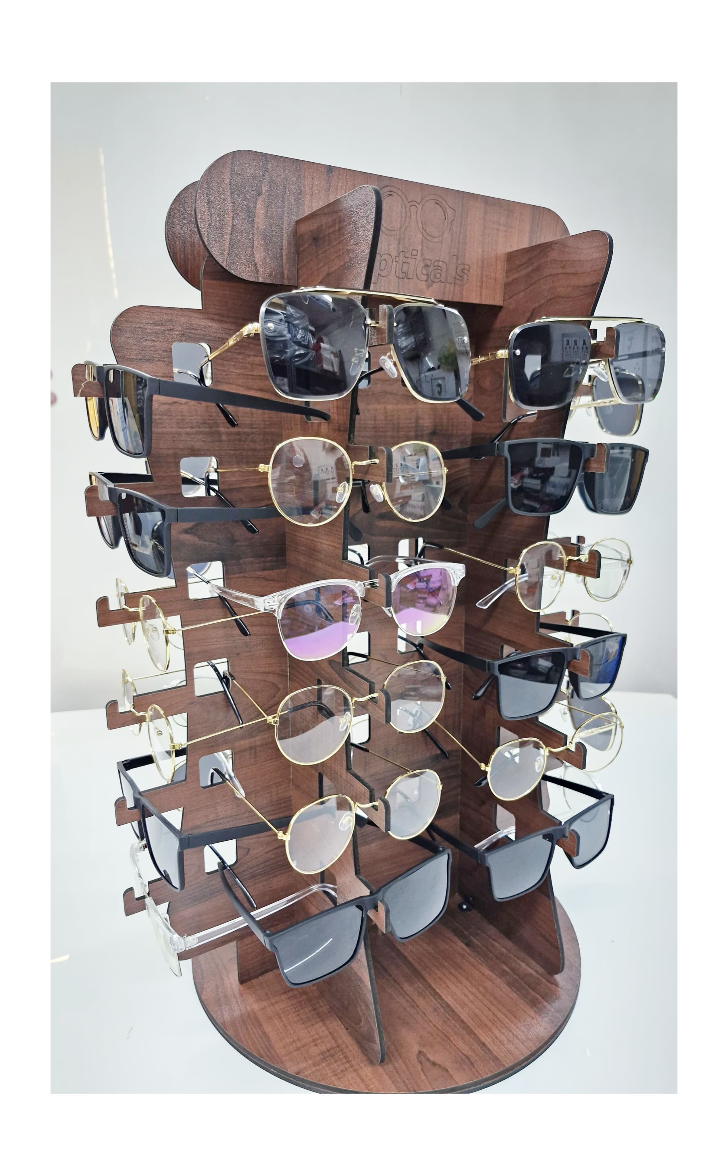 Wooden Rotating Display Stand