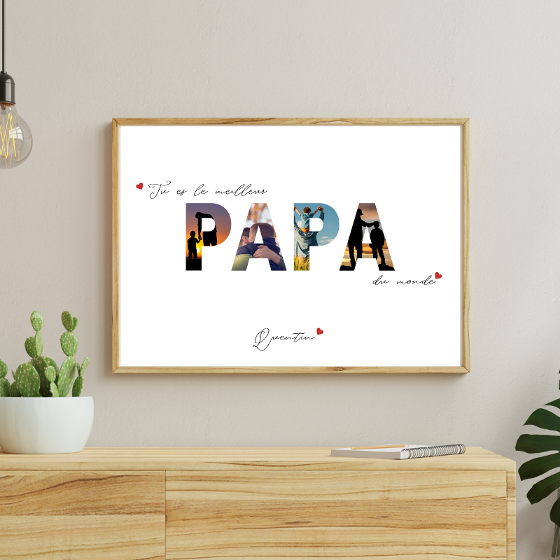 Affiche Tu es le meilleur papa du monde