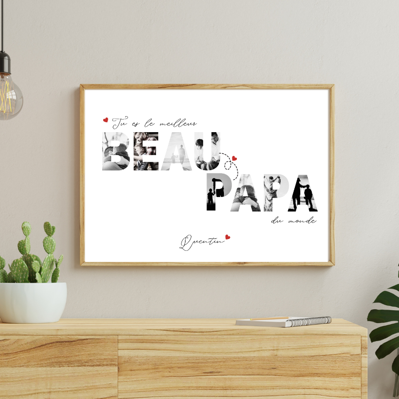 Affiche Tu es le meilleur Beau Papa du monde