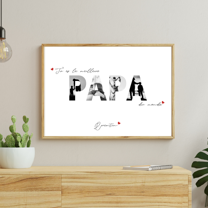 Affiche Tu es le meilleur papa du monde