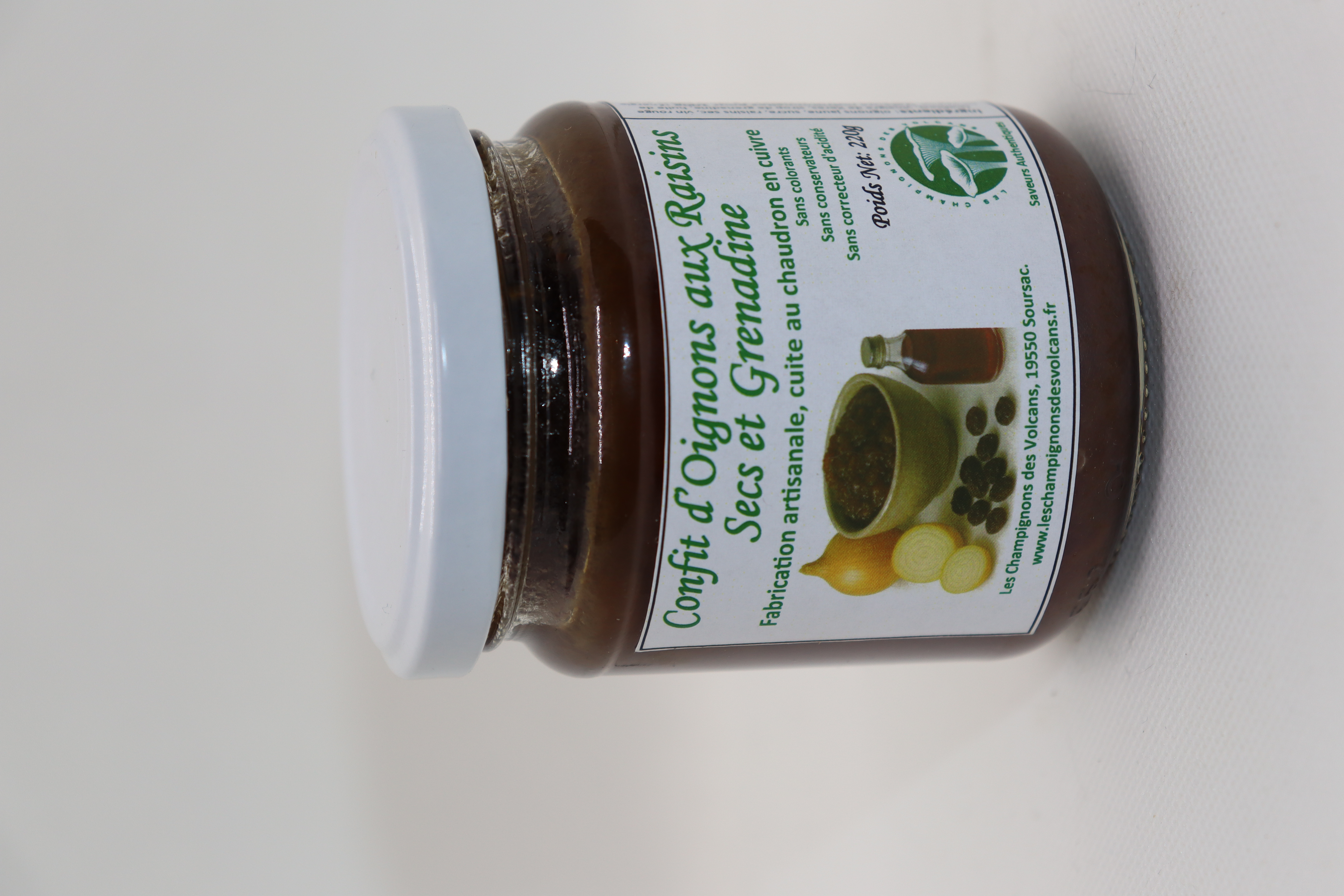 Confit d'Oignons aux Raisins Secs et Grenadine