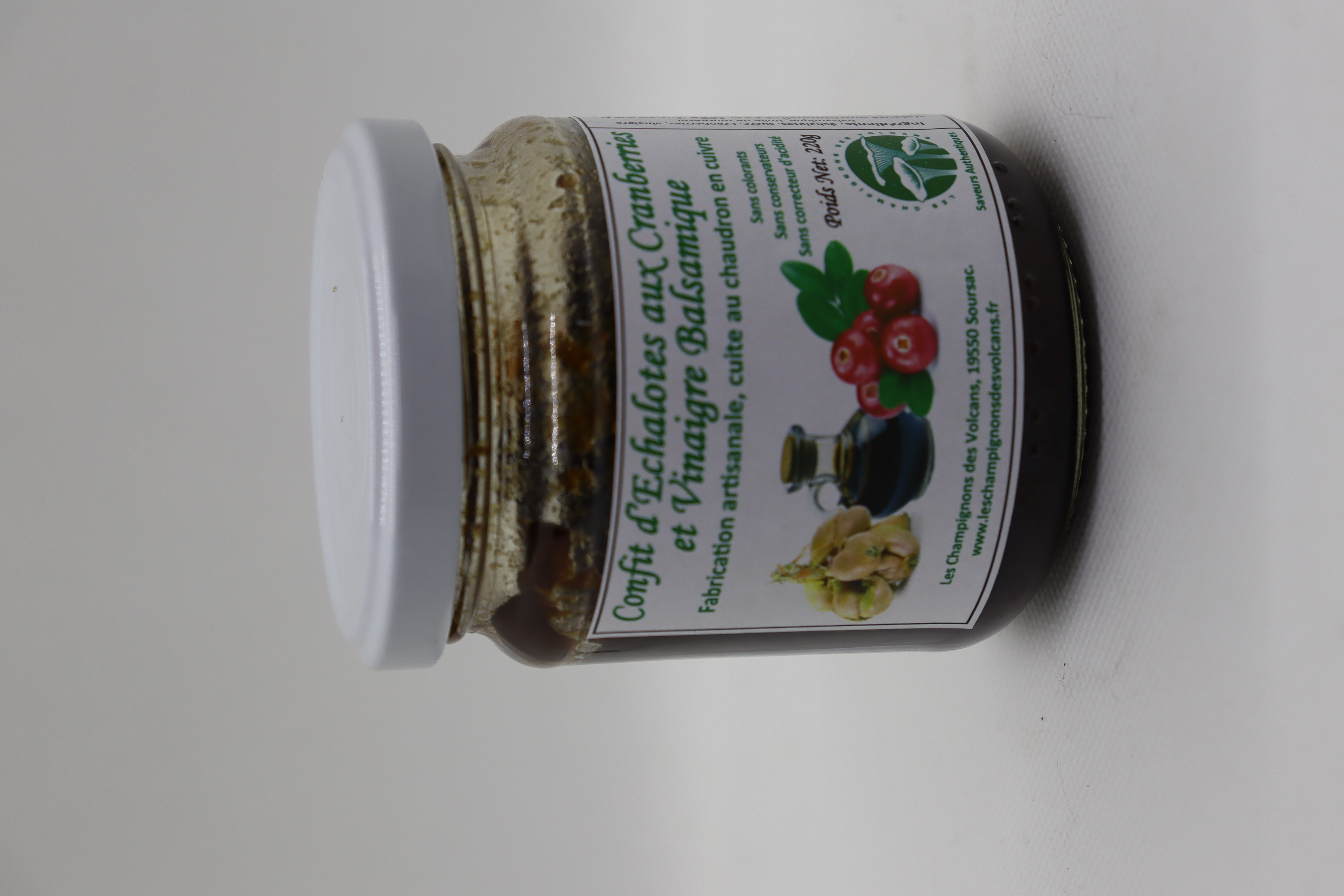 Confit d’Échalotes aux Cranberries et Vinaigre Balsamique