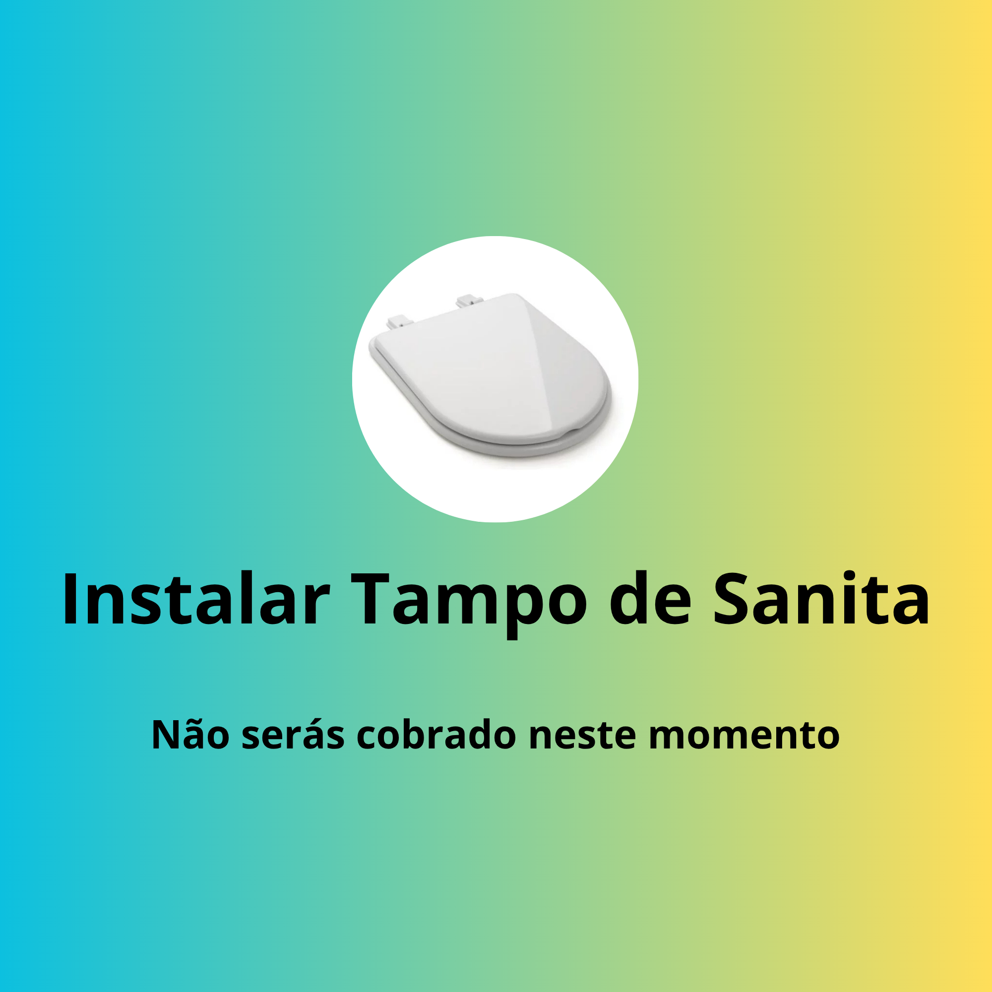 Substituir tampo de sanita