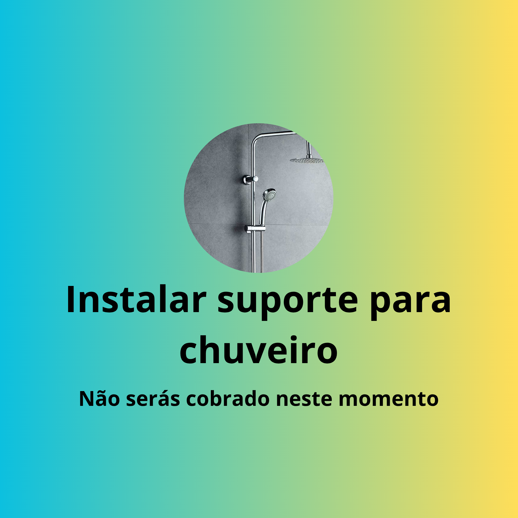 Instalar suporte para chuveiro
