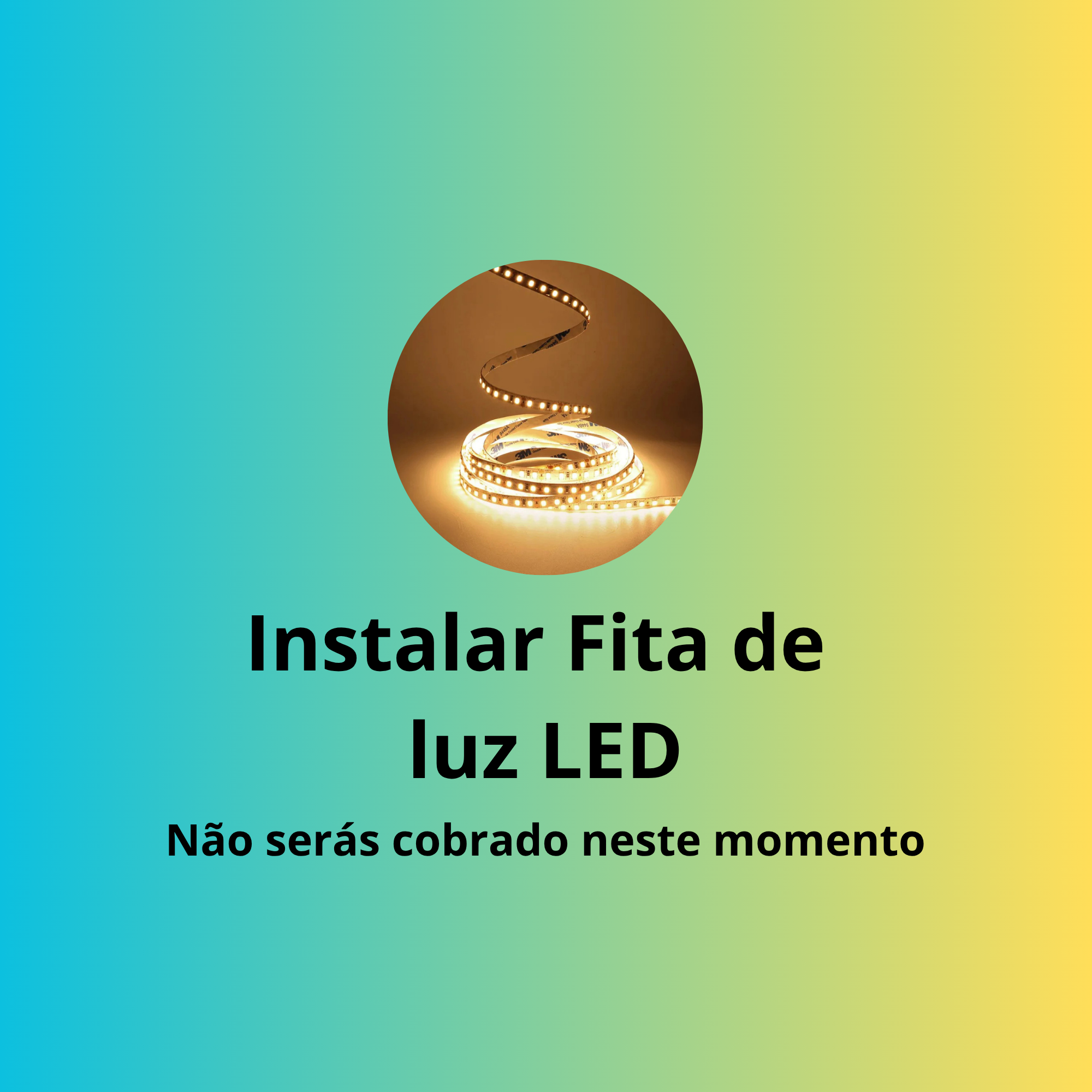 Instalar Fita de luz LED