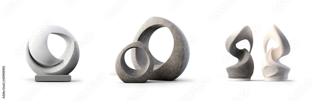 Modern Abstract Sculptures