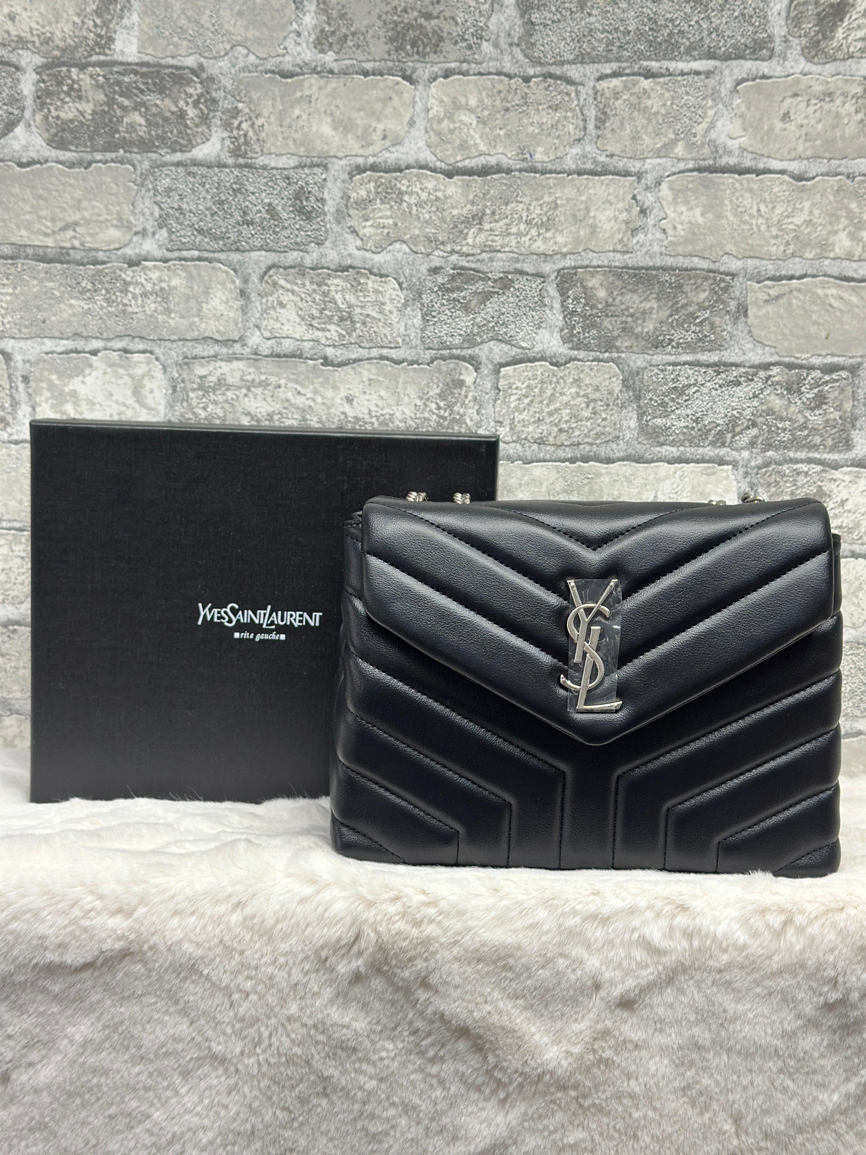 Yves Saint Laurent Black Leather Bag