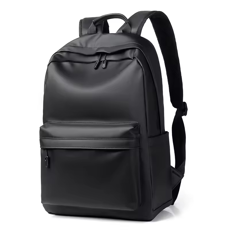Black Leather Backpack