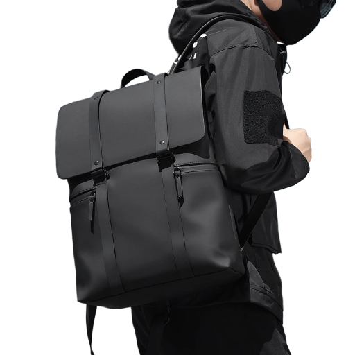 Sleek Black Backpack
