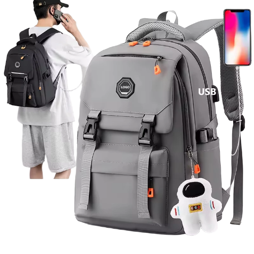 Smart Backpack with USB Charging Port Stylish Backpack for Daily Use – Modern Design, Maximum Comfort