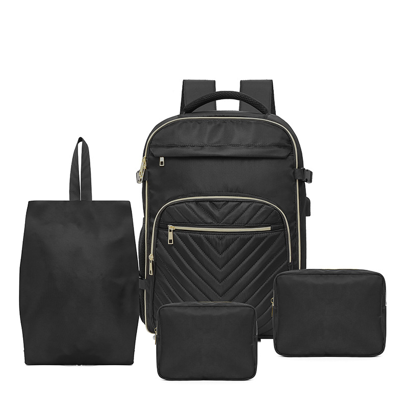 Black Backpack Set