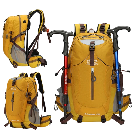 50L Hiking Travel Backpack Ergonomic Design for Men and Women
