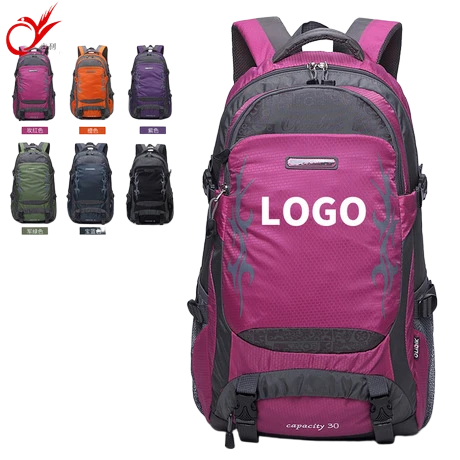 Multi-Color Backpack Hydration Compatible Hiking Backpack with Water Bladder Compartment for Trail Running