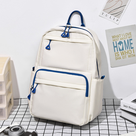 Stylish White Backpack