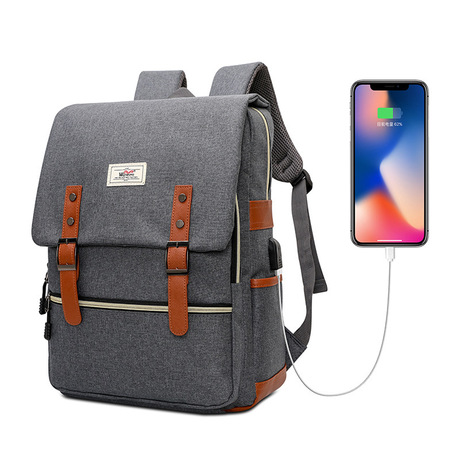 Custom College Student Laptop Backpack with TSA-Approved Travel Design