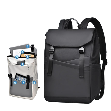 Large Capacity College Student Backpack Custom Design for Bulk Orders