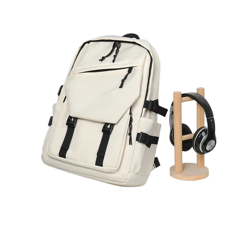 Modern Off-White Lightweight Daypack for Urban Commuters and Events