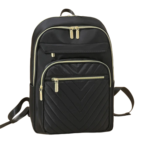 Black Lightweight Packable Backpack for Trade Show Giveaways