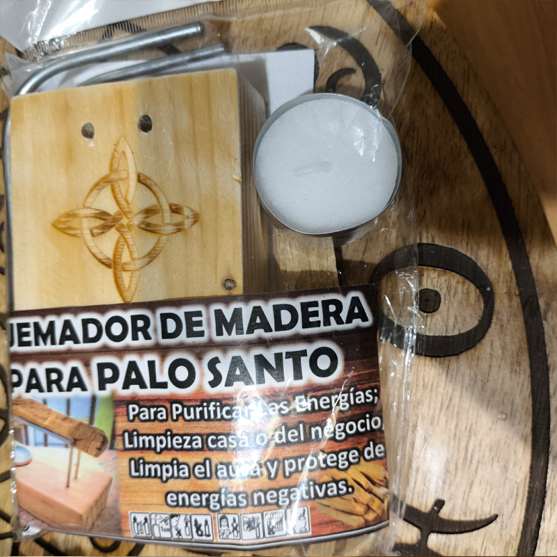 Quemador de madera para palo santo