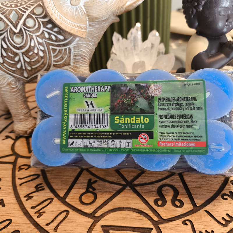 Velas votivas de sándalo