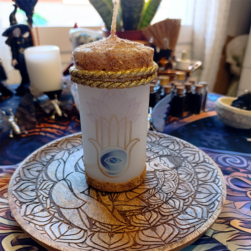 Vela mano de Fatima