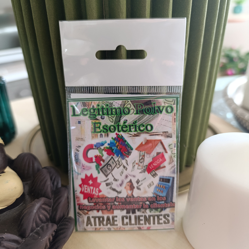 Polvos mágicos atrae clientes
