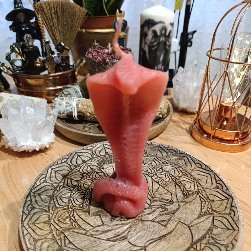 Vela ritual de la cobra