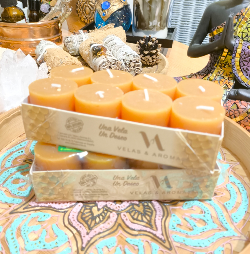 Velas votivas de canela