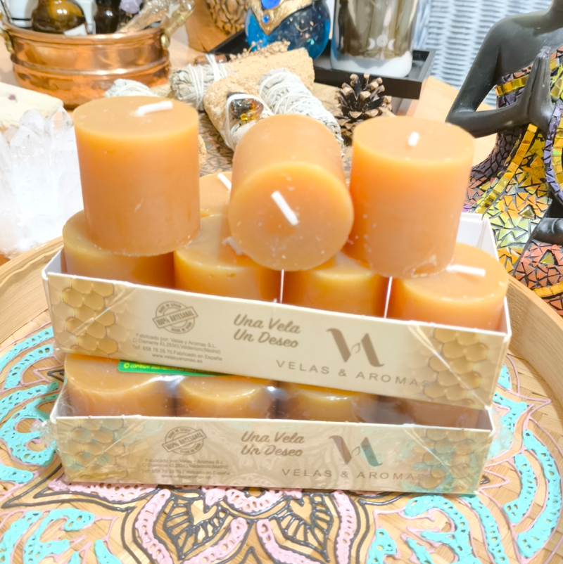 Velas votivas de canela